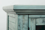 Rustic Shores 70in Accent Cabinet 1615-70 in Surfside Blue