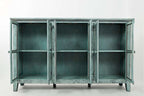 Rustic Shores 70in Accent Cabinet 1615-70 in Surfside Blue