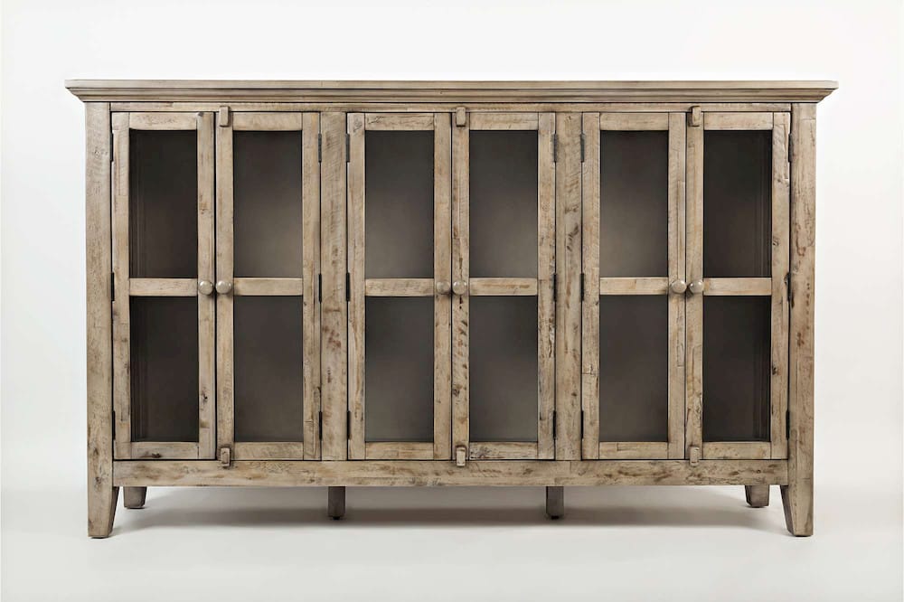 Rustic Shores 70in Accent Cabinet 1620-70 in Watch Hill Brown-Grey