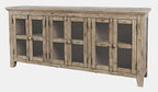 Rustic Shores 70in Accent Cabinet 1620-70 in Watch Hill Brown-Grey