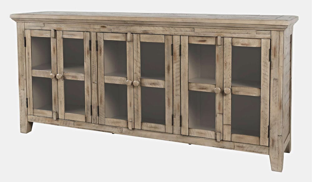 Rustic Shores 70in Accent Cabinet 1620-70 in Watch Hill Brown-Grey