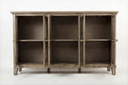 Rustic Shores 70in Accent Cabinet 1620-70 in Watch Hill Brown-Grey