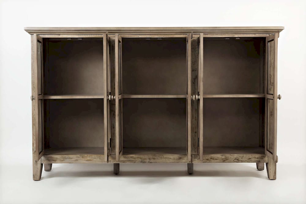 Rustic Shores 70in Accent Cabinet 1620-70 in Watch Hill Brown-Grey
