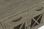 Telluride 70in Sideboard Buffet Server 2231-70 in Driftwood Grey
