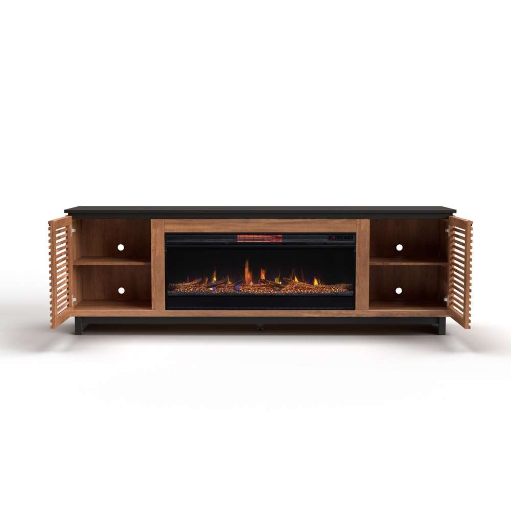 Graceland Fireplace TV Stand GC5410.BNB in Bourbon Brown