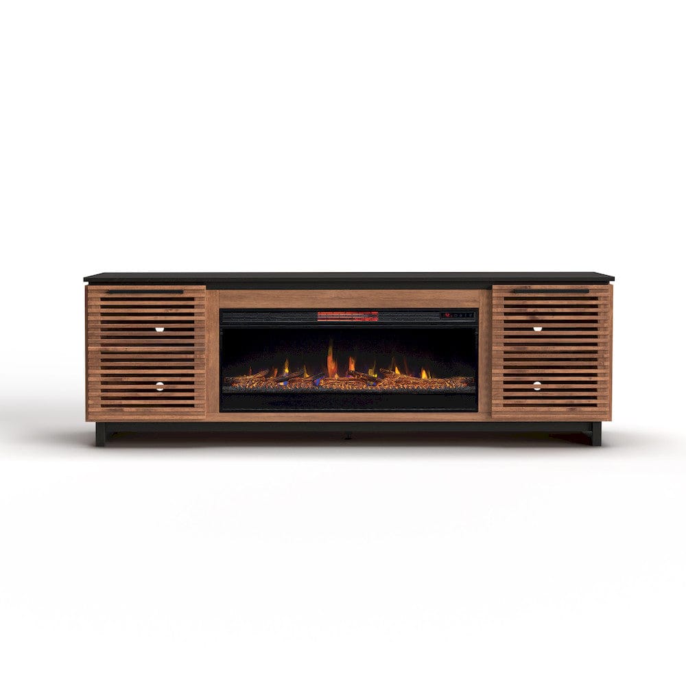 Graceland Fireplace TV Stand GC5410.BNB in Bourbon Brown