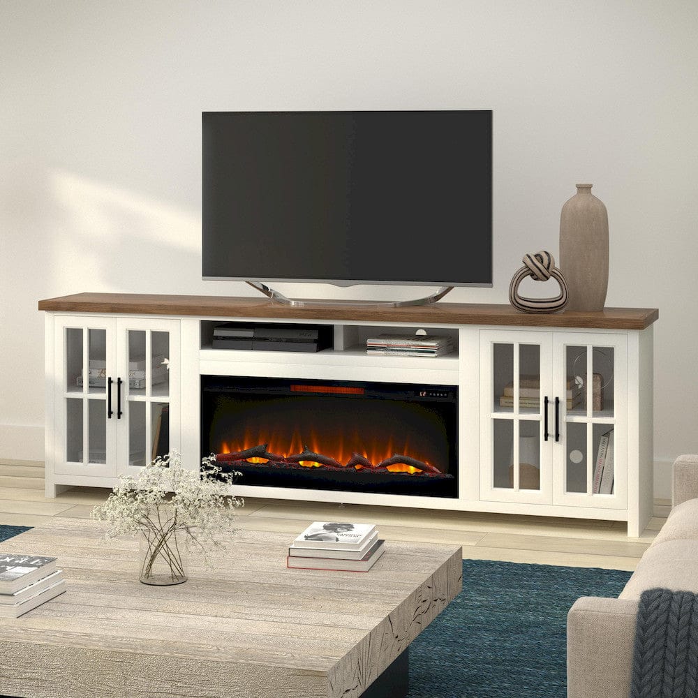 Hampton 97in Fireplace TV Stand HT5410.BJW