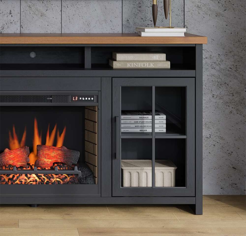 Essex 74in Fireplace TV Stand ES5110.SWK