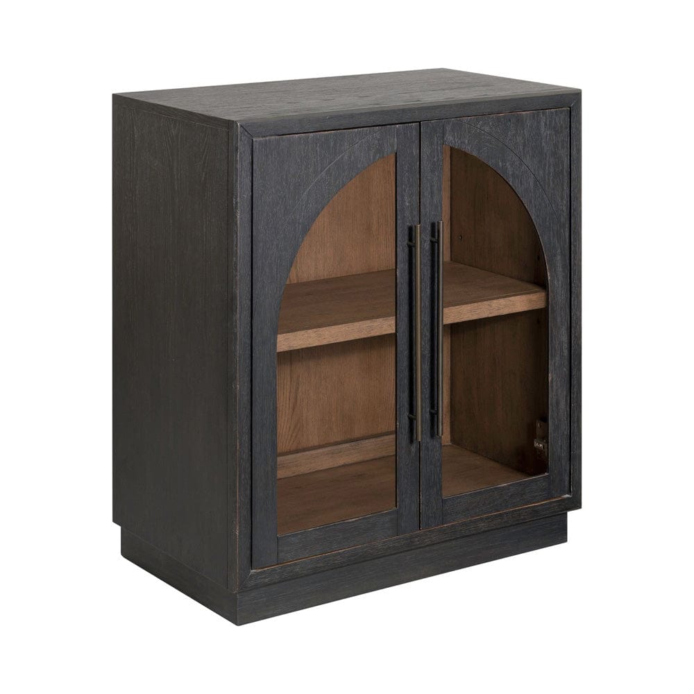 Archway 2 Door Accent Cabinet 2254-AC2000 in Black