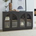Archway 4 Door Accent Cabinet 2254-AC1000 in Black