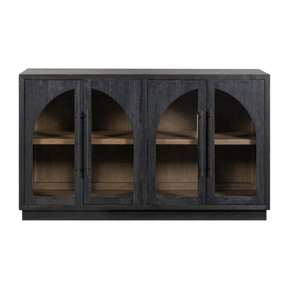 Archway 4 Door Accent Cabinet 2254-AC1000 in Black