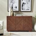 Easton 3 Door Accent Cabinet 214-AC56 in Urban Bronze