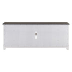 417 80in Fireplace Console FIRE-BOX-417-80FTS in Brown
