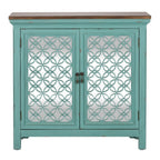 Kensington 2 Door Accent Cabinet 2011-AC3836 in Turquoise
