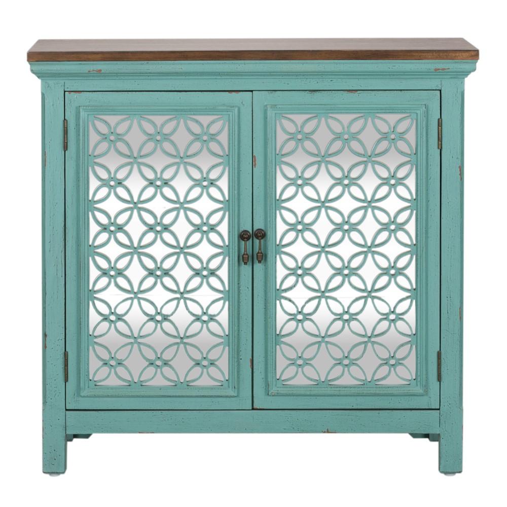Kensington 2 Door Accent Cabinet 2011-AC3836 in Turquoise