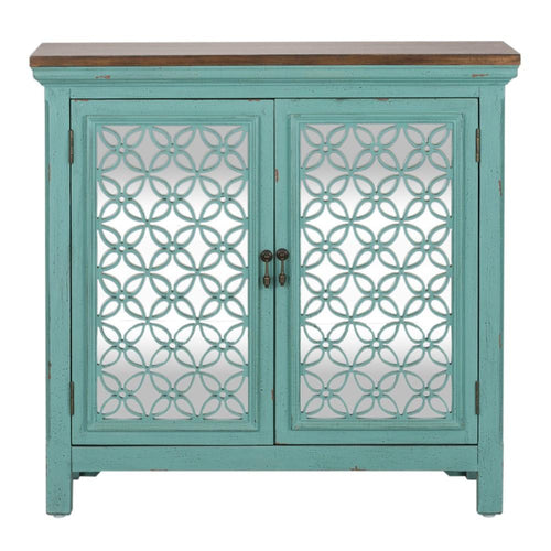 Kensington 2 Door Accent Cabinet 2011-AC3836 in Turquoise