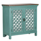 Kensington 2 Door Accent Cabinet 2011-AC3836 in Turquoise