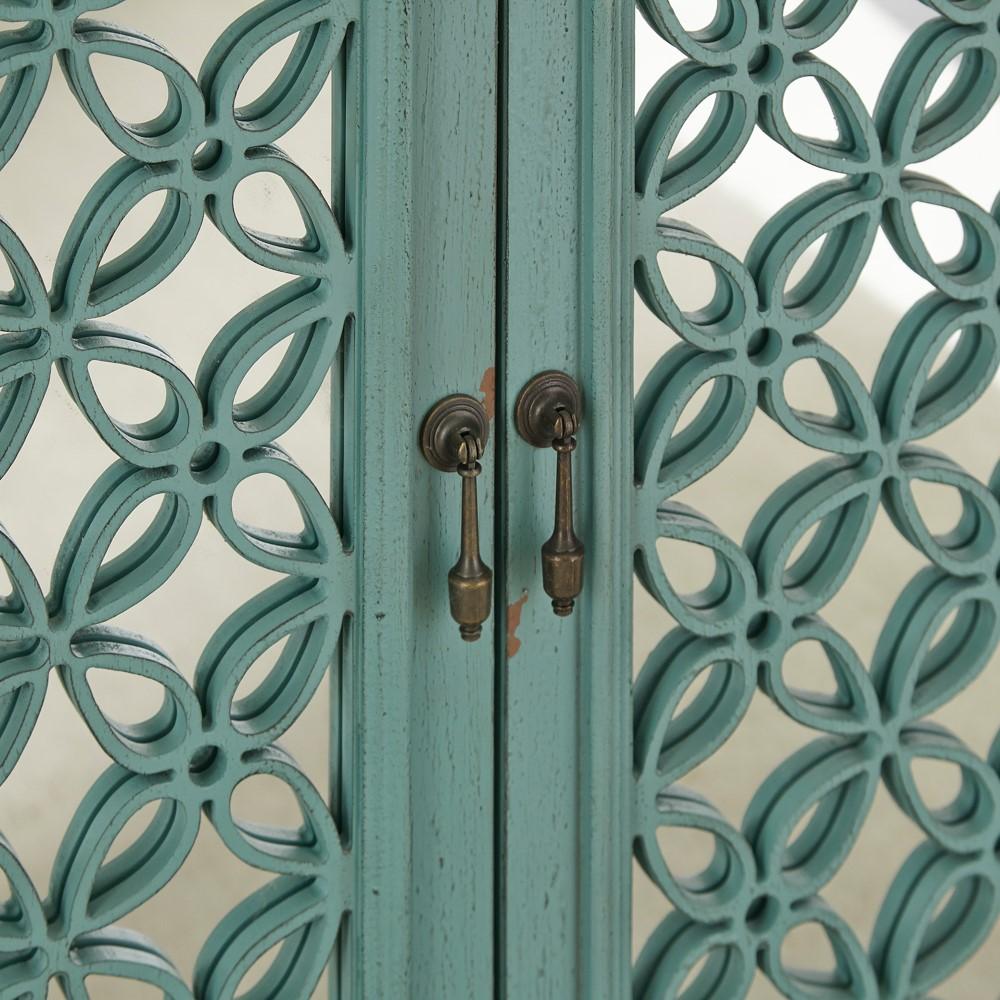 Kensington 2 Door Accent Cabinet 2011-AC3836 in Turquoise