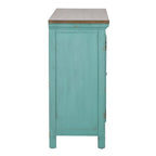 Kensington 3 Door Accent Cabinet 2011-AC5636 in Turquoise