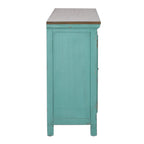 Kensington 4 Door Accent Cabinet 2011-AC7236 in Turquoise