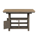 Lindsey Farm Kitchen Island 62-CD-GTS in Gray and Sandstone