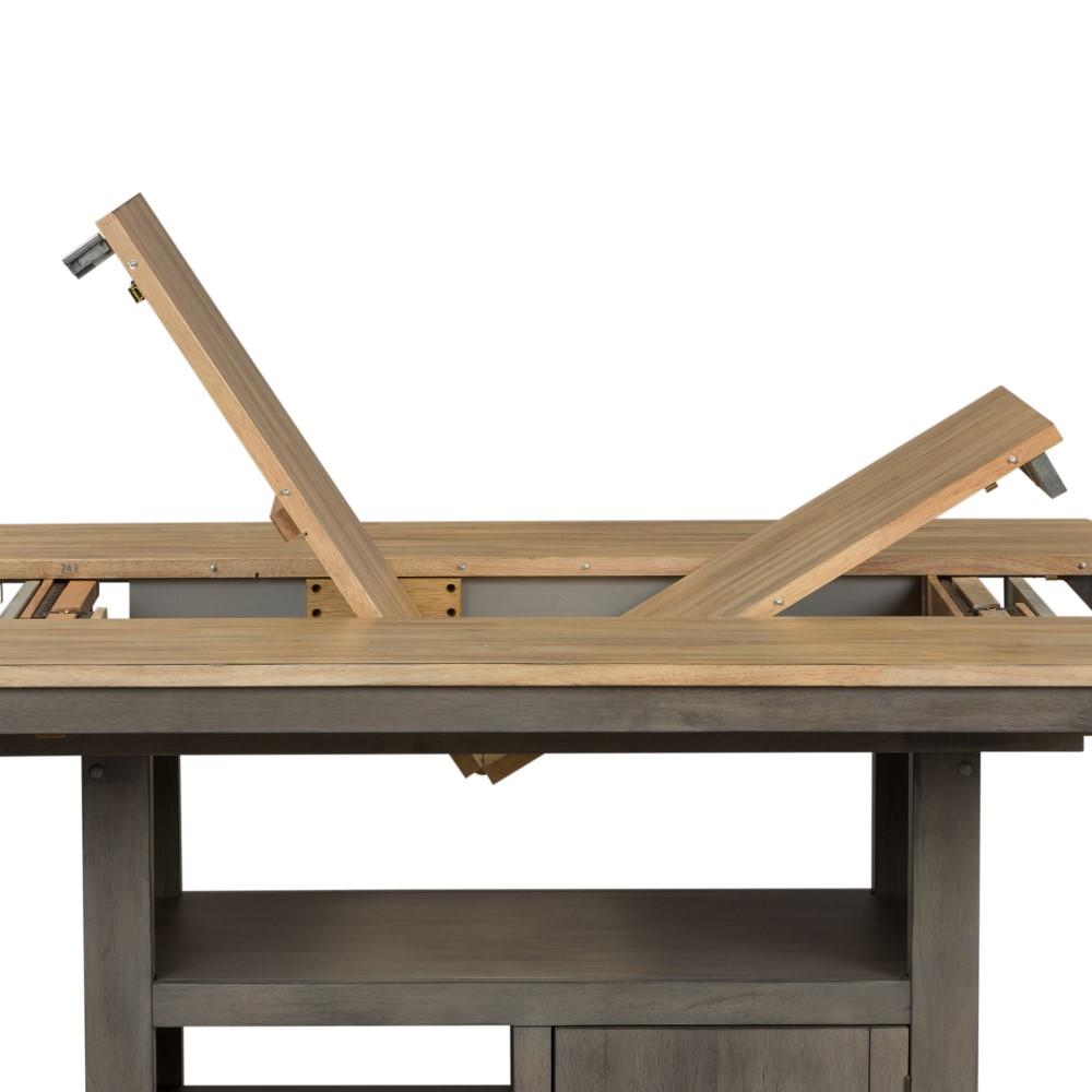 Lindsey Farm Kitchen Island 62-CD-GTS in Gray and Sandstone