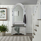 Magnolia Manor 2 Piece Hall Tree Set 244-OT-2PCS in Antique White
