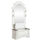 Magnolia Manor 2 Piece Hall Tree Set 244-OT-2PCS in Antique White