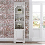 Magnolia Manor Left Pier Antique White & Weathered Bark 244-EL00
