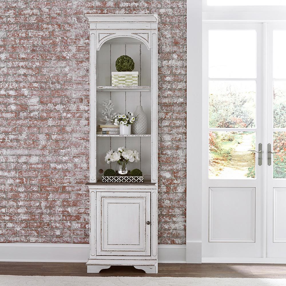Magnolia Manor Left Pier Antique White & Weathered Bark 244-EL00