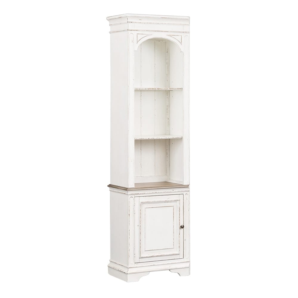 Magnolia Manor Left Pier Antique White & Weathered Bark 244-EL00