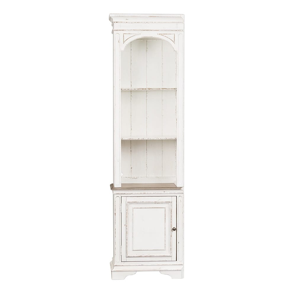 Magnolia Manor Left Pier Antique White & Weathered Bark 244-EL00