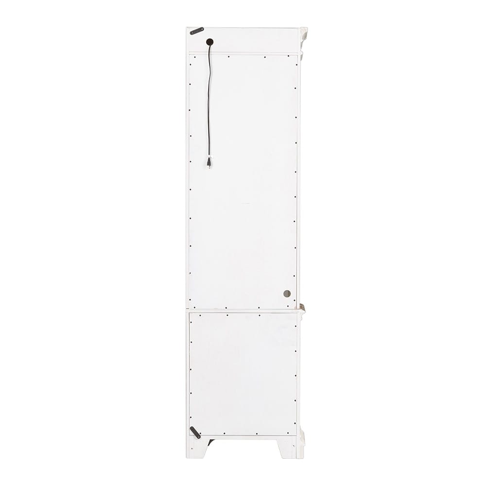 Magnolia Manor Left Pier Antique White & Weathered Bark 244-EL00