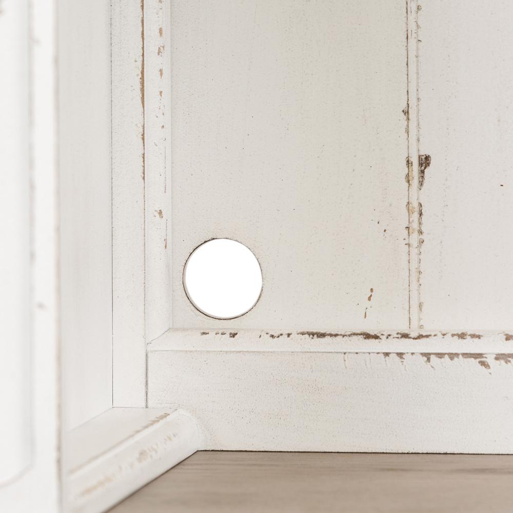 Magnolia Manor Left Pier Antique White & Weathered Bark 244-EL00