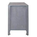 Marisol 65-Inch 3 Door Accent TV Stand 2077-AC6526 in Weathered Honey / Soft Wash Gray