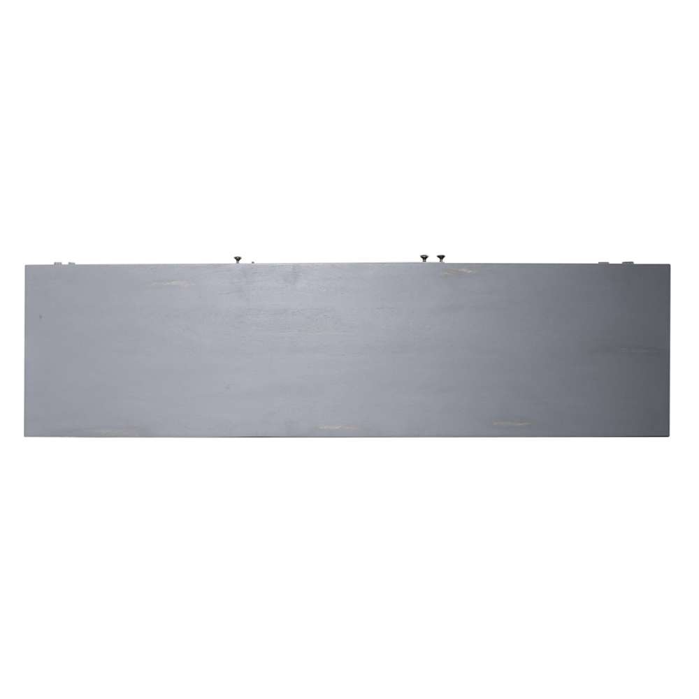 Marisol 65-Inch 3 Door Accent TV Stand 2077-AC6526 in Weathered Honey / Soft Wash Gray