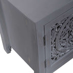 Marisol 65-Inch 3 Door Accent TV Stand 2077-AC6526 in Weathered Honey / Soft Wash Gray
