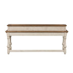 Morgan Creek 4 Pc Console Set Antique White 498-OT-4PCS