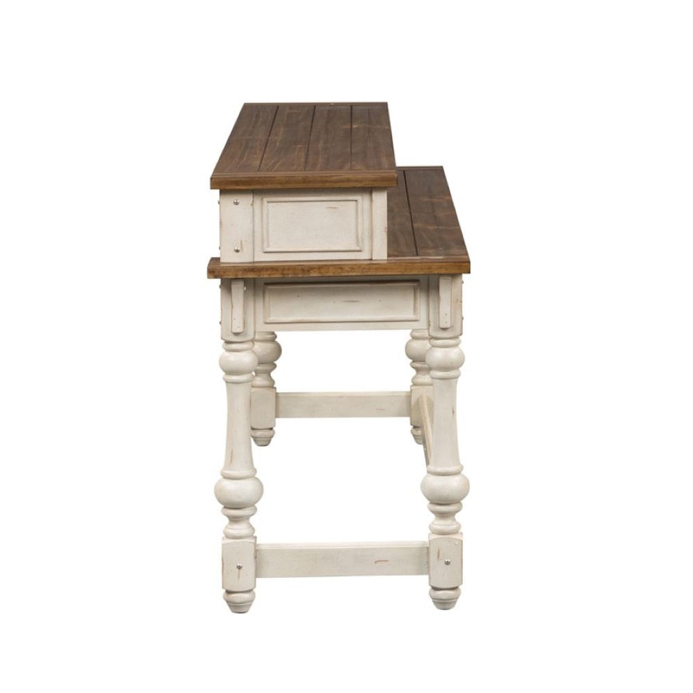 Morgan Creek 4 Pc Console Set Antique White 498-OT-4PCS