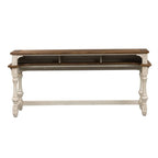 Morgan Creek 4 Pc Console Set Antique White 498-OT-4PCS