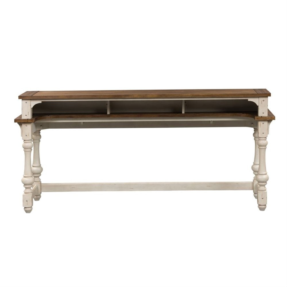 Morgan Creek 4 Pc Console Set Antique White 498-OT-4PCS