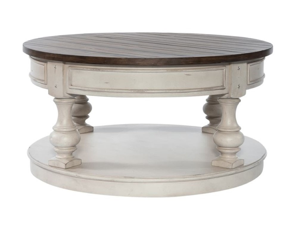 Liberty Furniture Morgan Creek Round Cocktail Table 498-OT1011