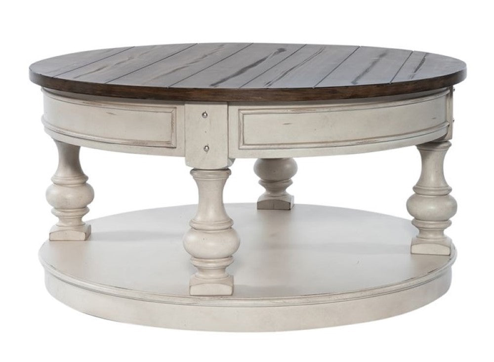 Liberty Furniture Morgan Creek Round Cocktail Table 498-OT1011