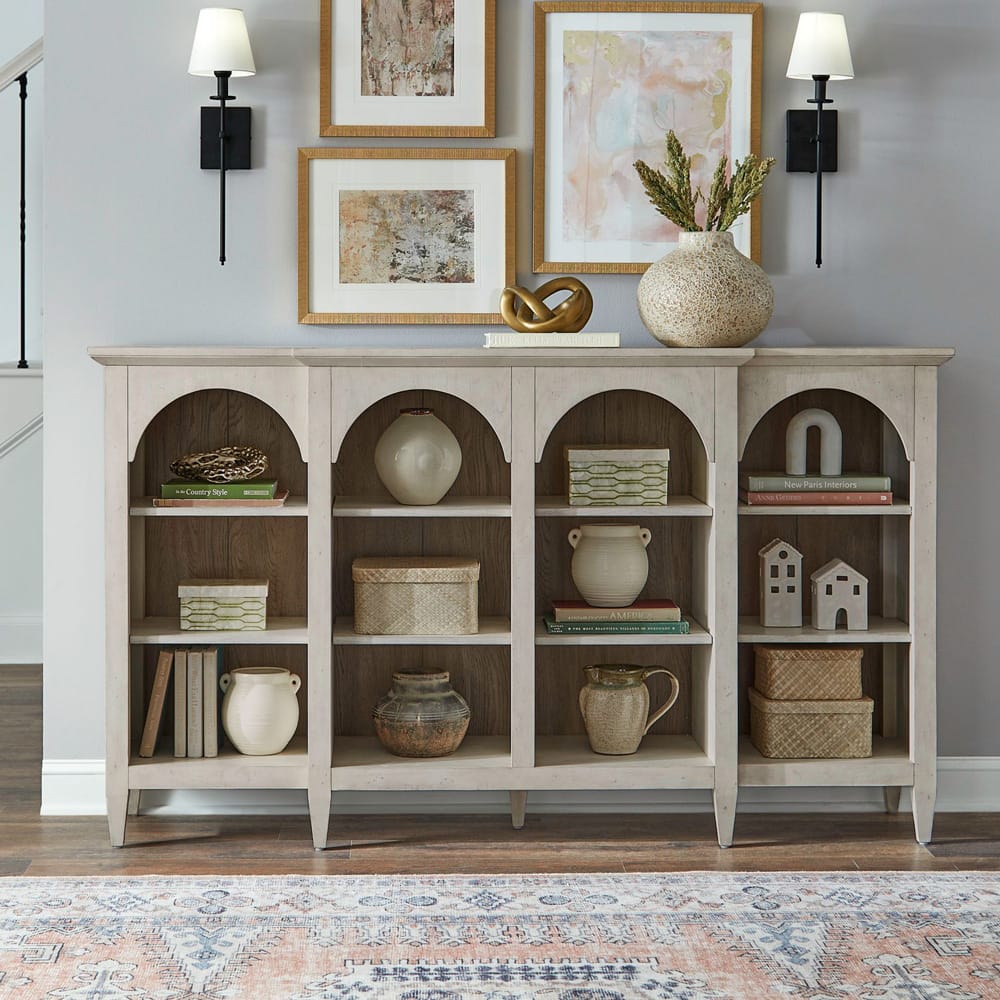 Pavilion Breakfront Accent Cabinet 2239W-AC2000 in Natural