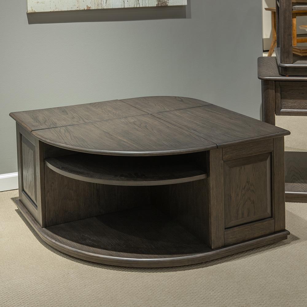 Liberty Furniture Wallace Cocktail Table 424C-OT1010 in Aged Oak