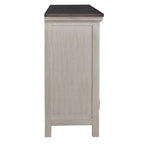 Westridge 3 Door Accent Cabinet 2012W-AC5636 in Wire Brushed Gray and White