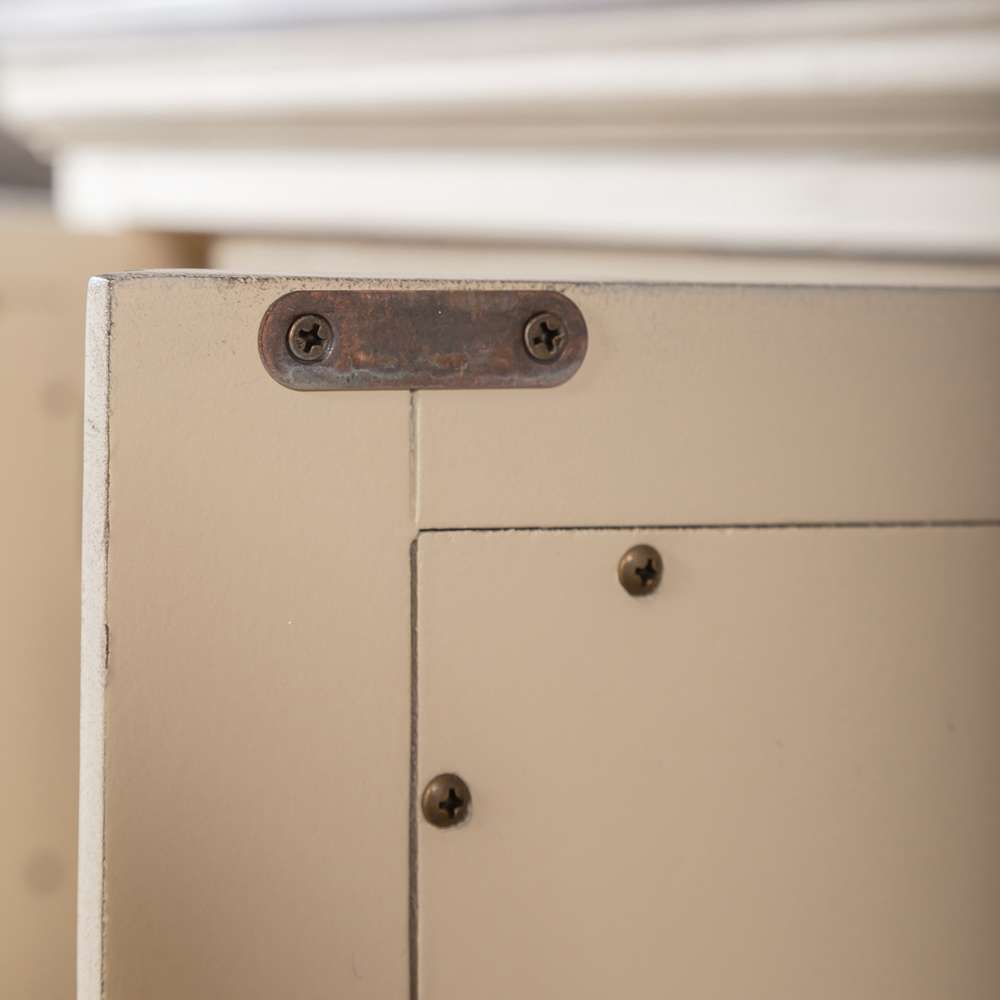 Westridge 3 Door Accent Cabinet 2012W-AC5636 in Wire Brushed Gray and White