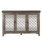 Westridge 3 Door Accent Cabinet 2012-AC5636 in White Dusty Wax
