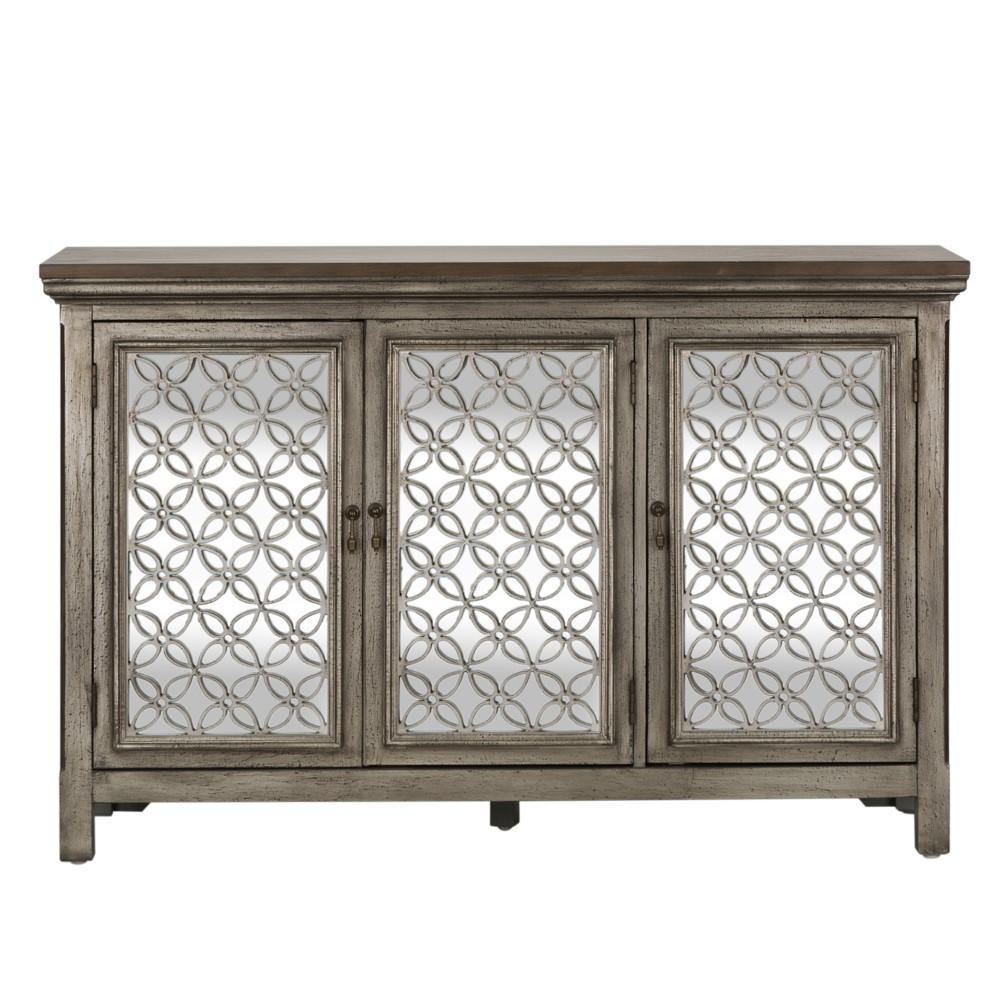 Westridge 3 Door Accent Cabinet 2012-AC5636 in White Dusty Wax