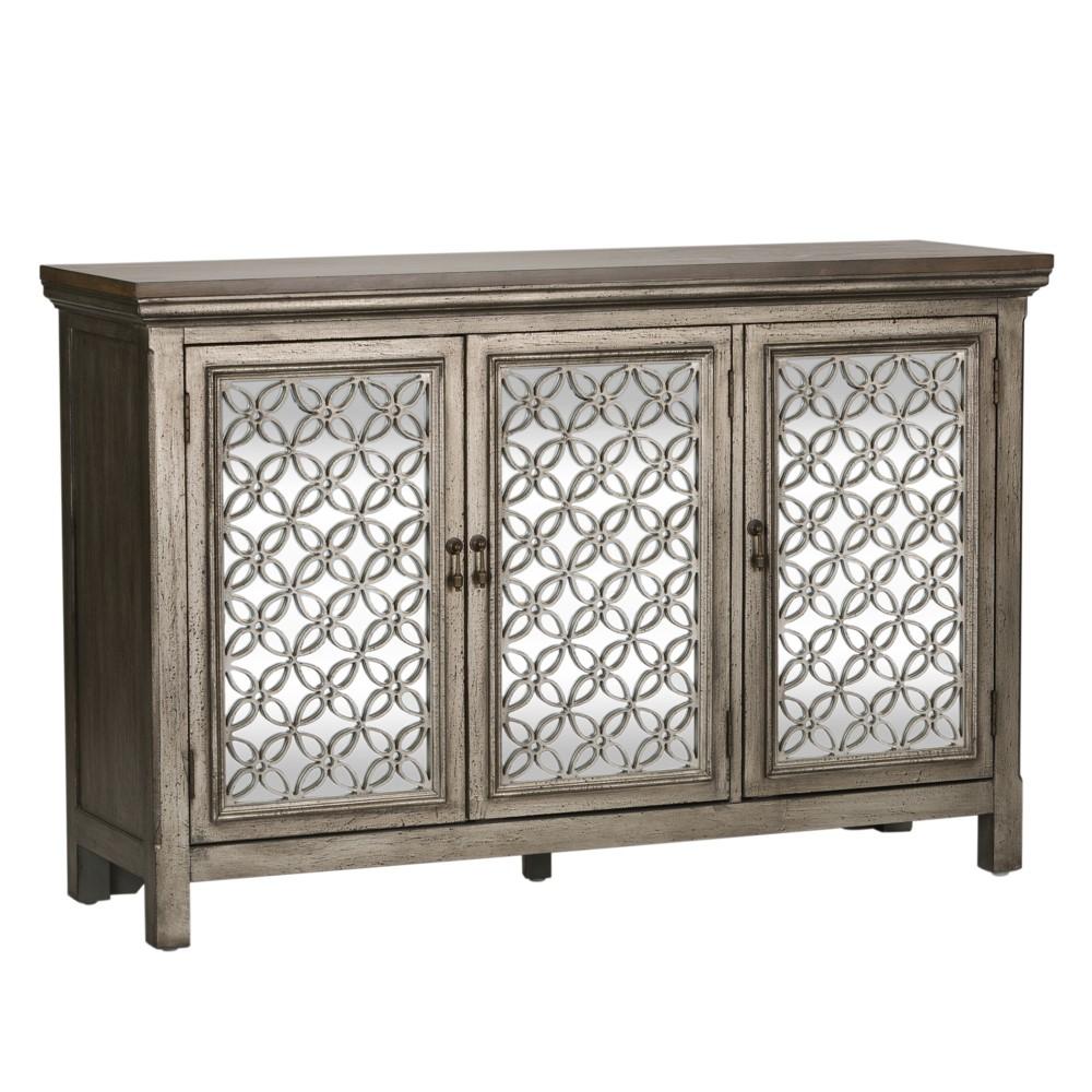 Westridge 3 Door Accent Cabinet 2012-AC5636 in White Dusty Wax